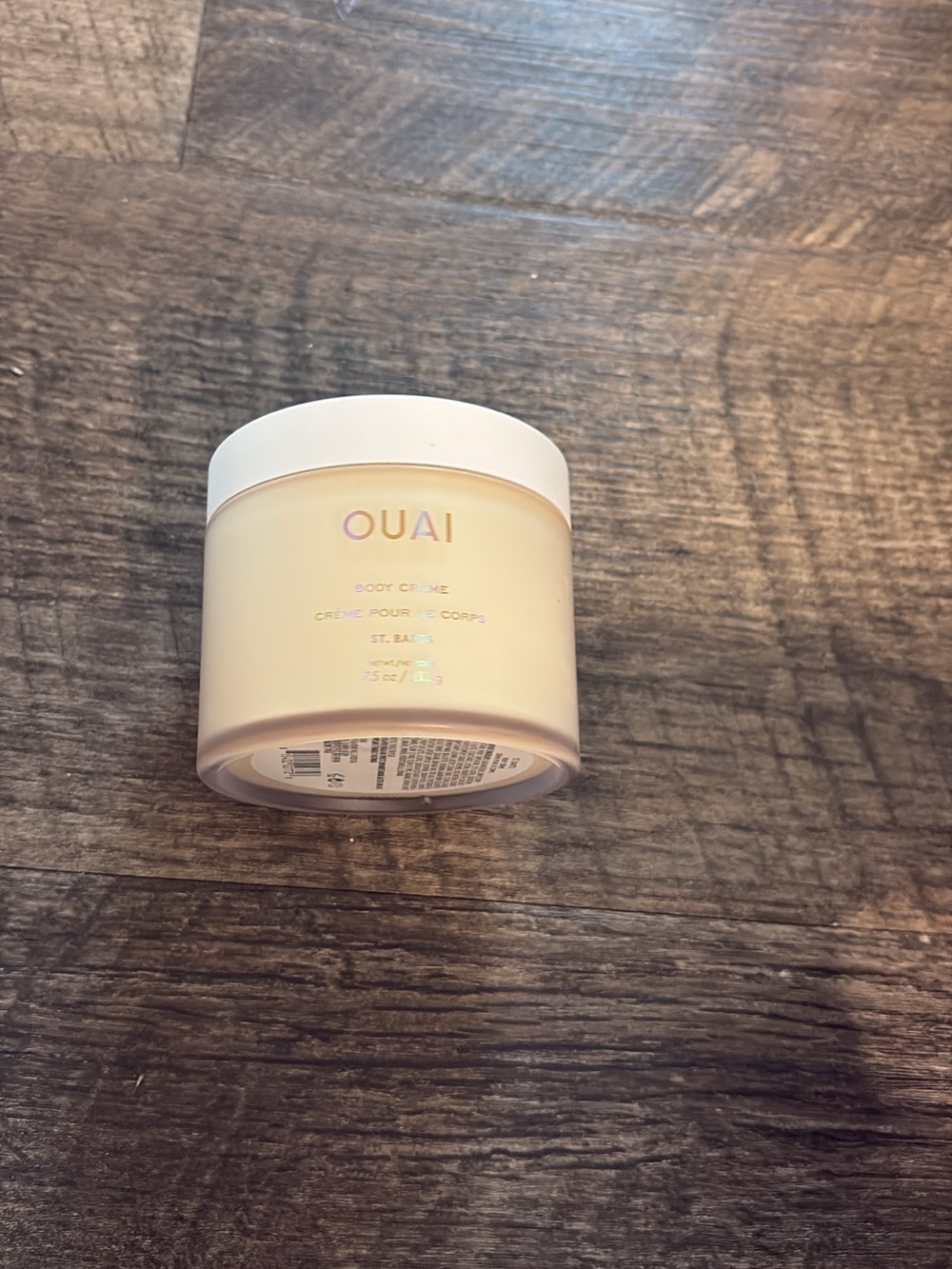 OUAI Body Crème - Pale Peach Jar